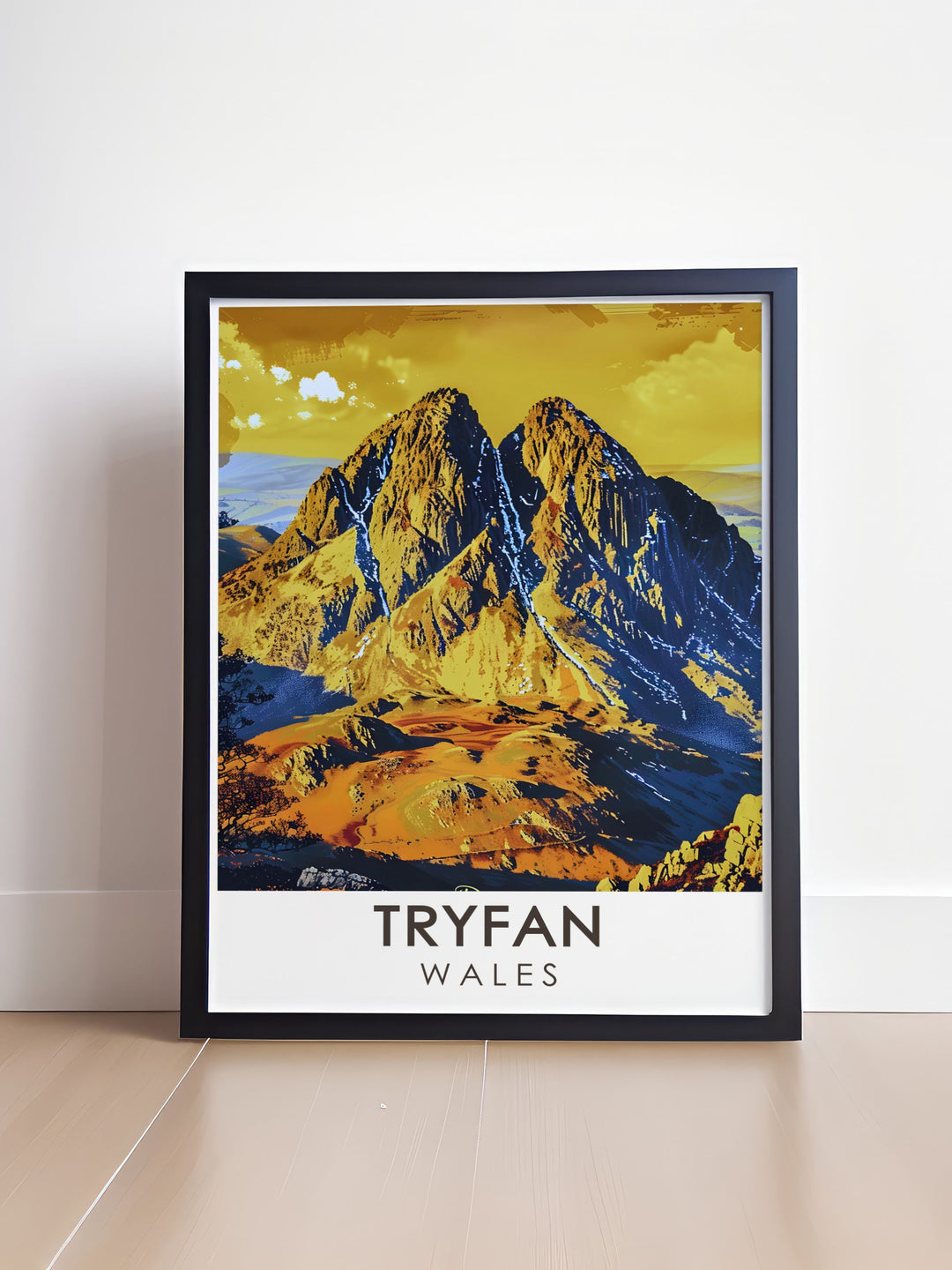 Snowdonia Wales print with a scenic view of Tryfan Wales and Tryfan Summit bringing the essence of this national park into your home