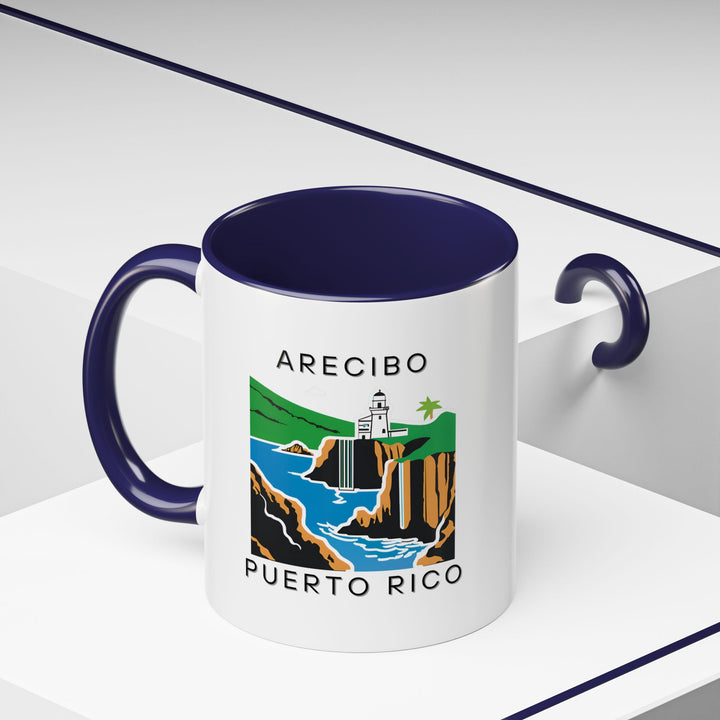 This Arecibo Puerto Rico mug celebrates the island’s natural beauty with vibrant designs. Perfect for coffee or tea, it is both practical and stylish, making it a great gift for anyone who loves Puerto Rican culture and its stunning landscapes.