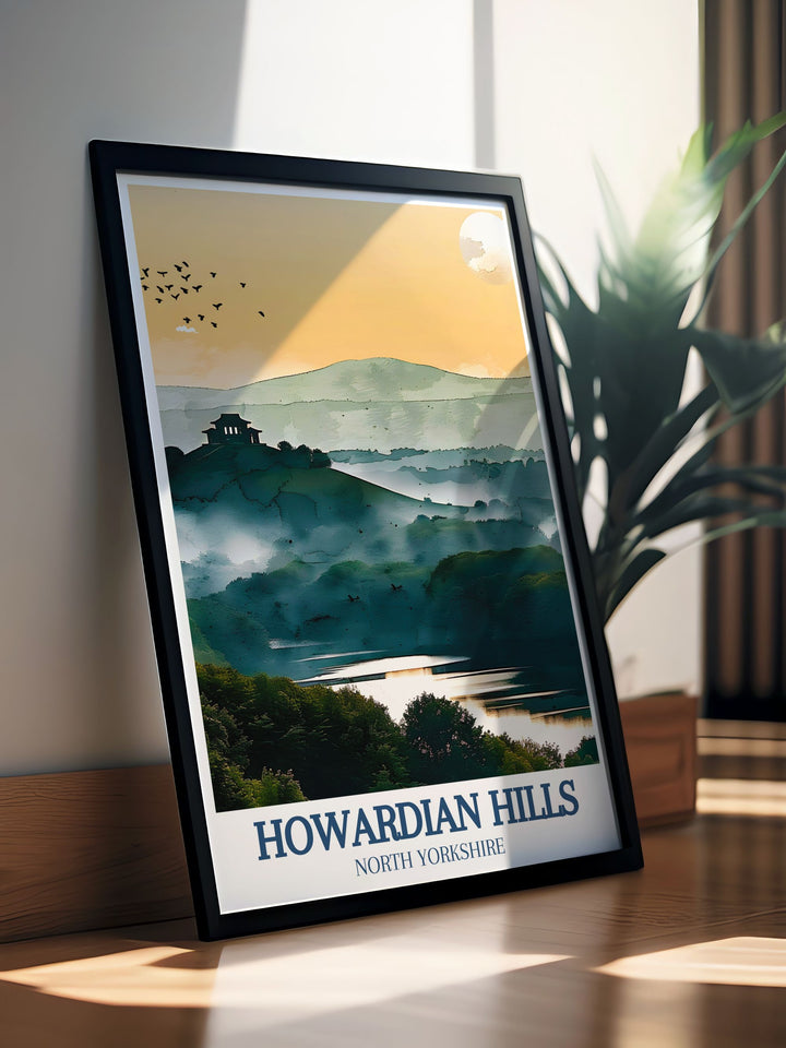 Framed art print of New River Bridge, showcasing its tranquil setting and scenic views. This artwork adds a touch of natural beauty to your home, perfect for creating a relaxing and serene atmosphere.
