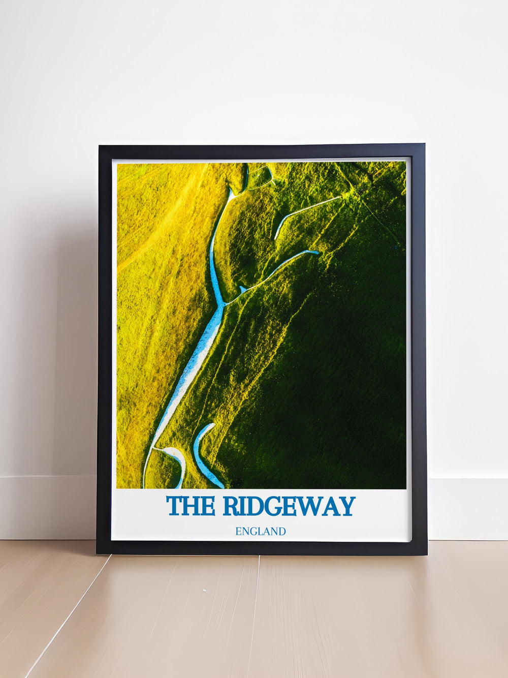 Explore the Chilterns Hills and Uffington White Horse with this Ridgeway Print featuring stunning views of Dragon Hill and Ashridge a perfect addition to your living room decor and a thoughtful gift for nature lovers and hiking enthusiasts