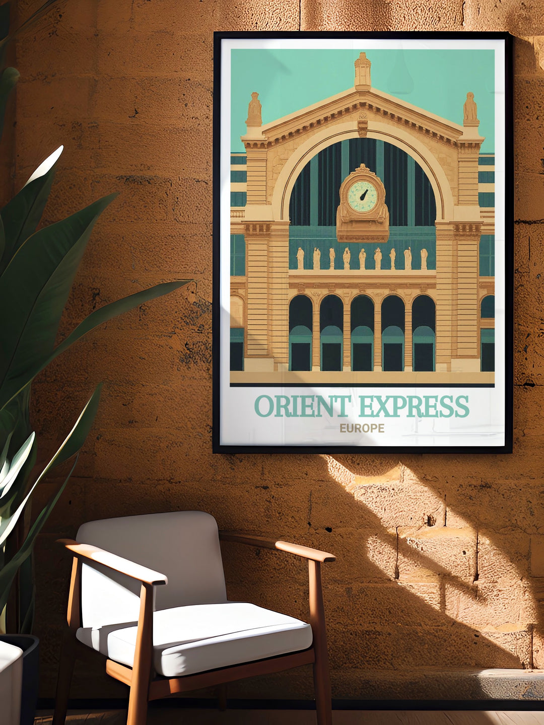 Experience the gateway to European adventure with this elegant art print of Gare de lEst, showcasing the architectural beauty and historic significance of Paris famous train station. The detailed artistry and vivid colors create a dynamic and engaging piece that celebrates one of Europes most important transportation hubs.