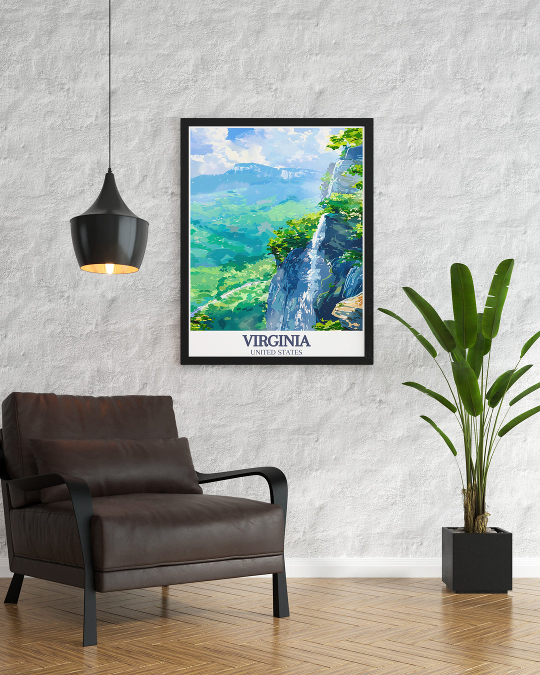 Elegant Richmond Print showcasing vibrant artwork and Shenandoah National Park Skyline Drive themes ideal for travel poster prints personalized gifts and wall art celebrating the unique beauty and history of Richmond and its surroundings.