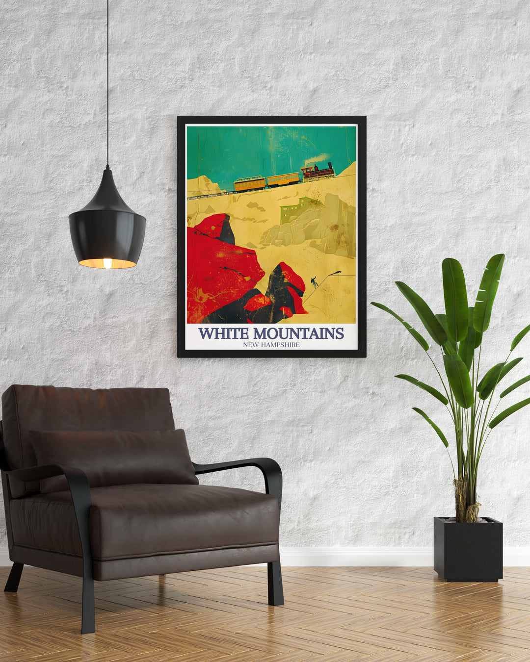 White Mountains Wall Art combines scenic mountain views and peaceful water features, offering a balanced and beautiful piece for any home. Ideal for lovers of nature and the outdoors, this artwork captures the essence of New Hampshire.