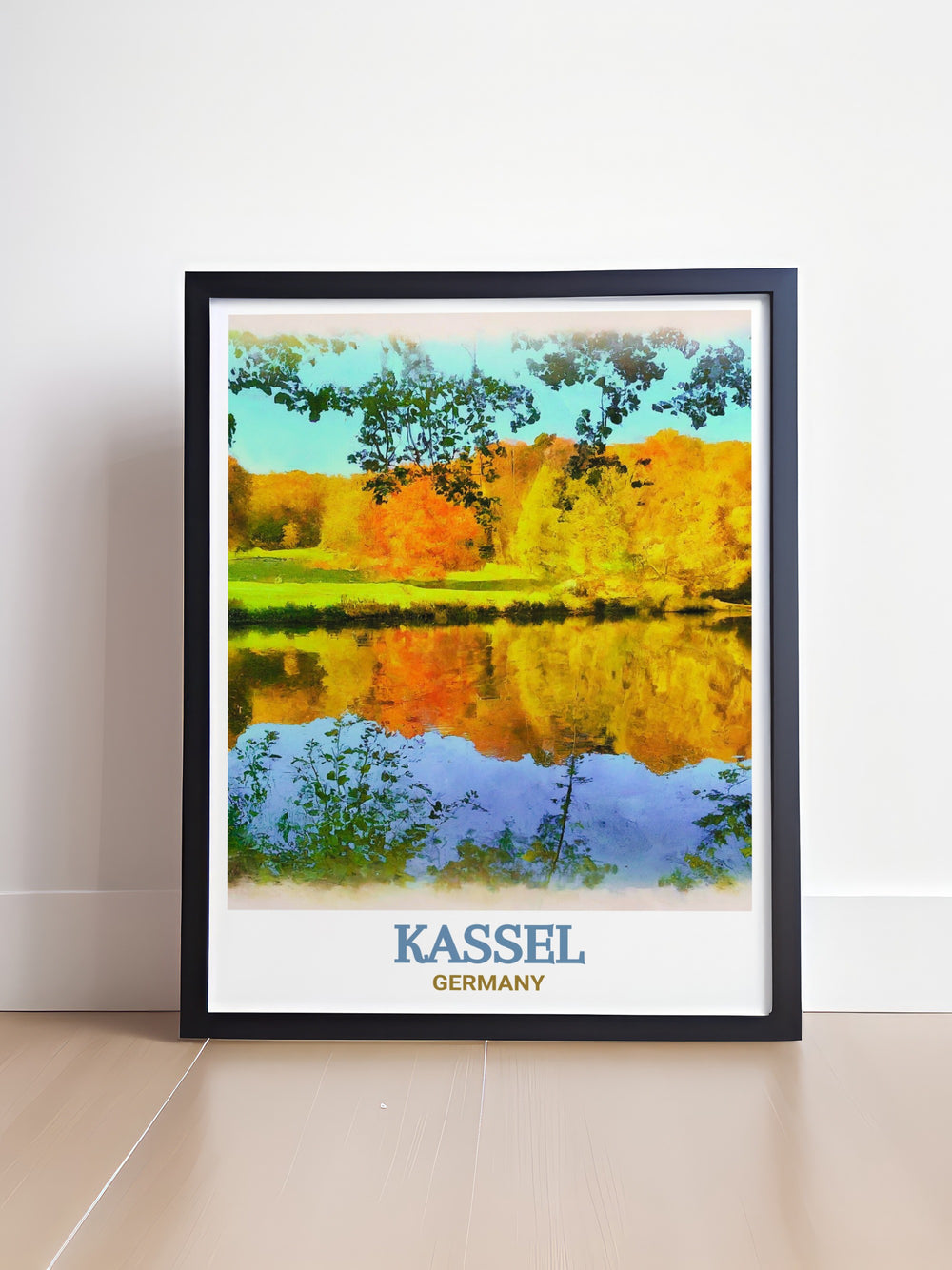 Karlsaue Park Canvas Art from Kassel, Germany, a beautiful wall print that brings the parks serene landscapes into your home. This Germany Travel Art is perfect for adding a touch of nature and history to your decor. The high quality print ensures that the vibrant colors remain vivid, making it a lasting piece for your collection