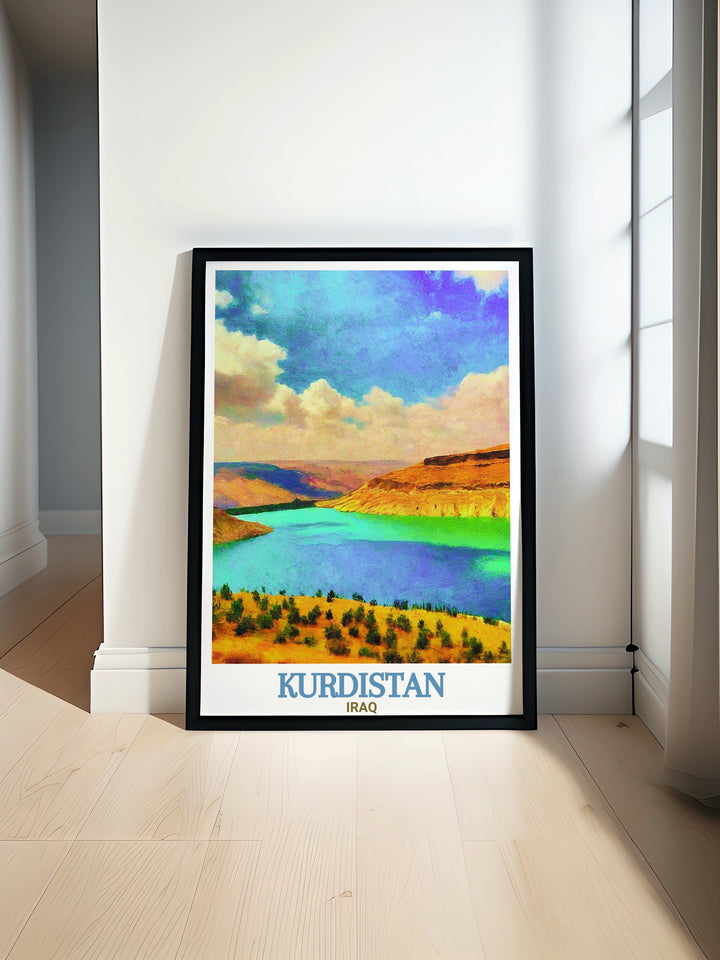 This black and white Kurdistan poster print brings the dramatic landscape of Mount Halgurd to life. Ideal for home or office décor, its a perfect piece for anyone who appreciates natural wonders and minimalist art.