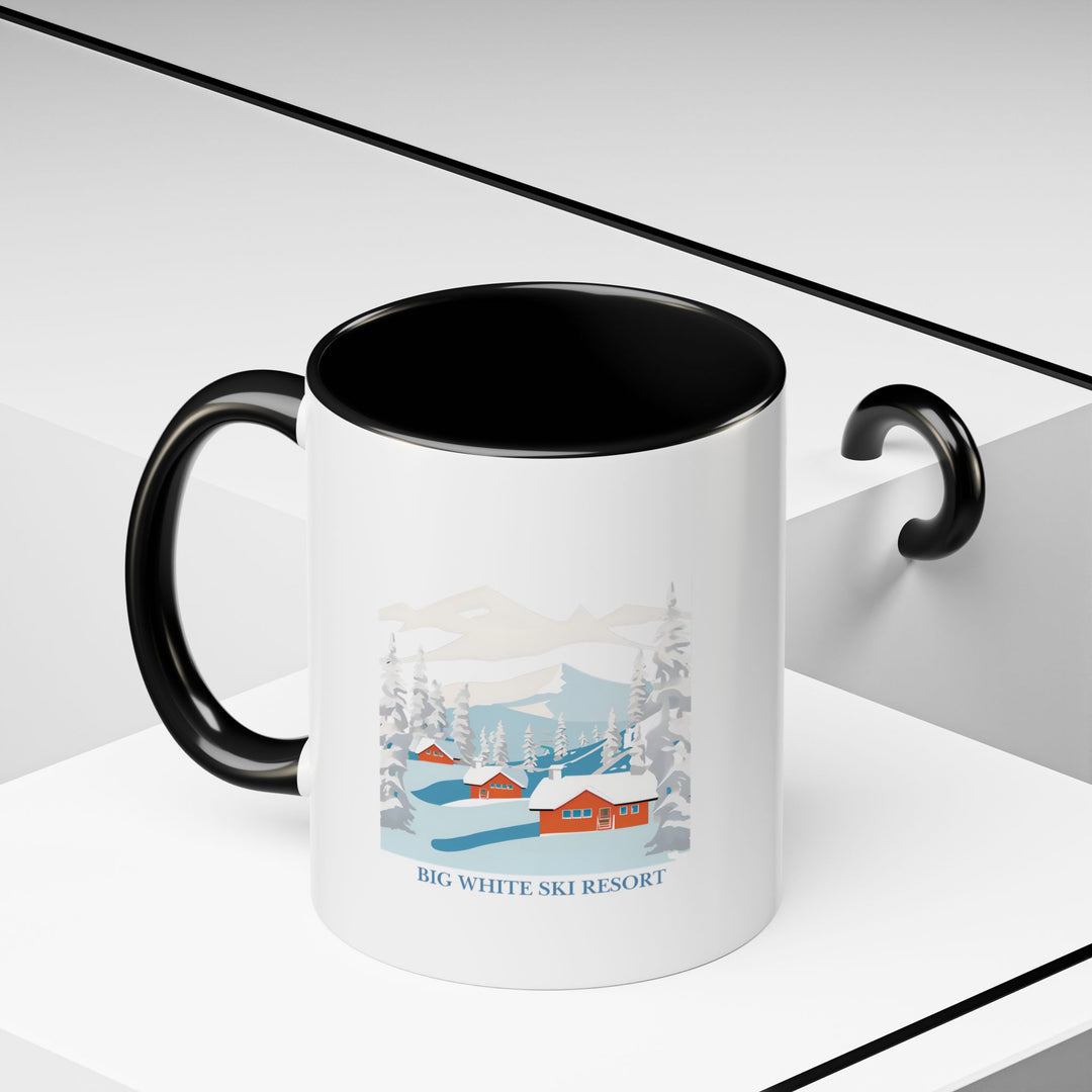 Relive your favorite ski moments with this Big White Ski Resort mug. Featuring intricate artwork of the snowy slopes, it’s a durable and stylish way to enjoy your morning coffee. Dishwasher safe and microwave safe, making it a convenient everyday choice.