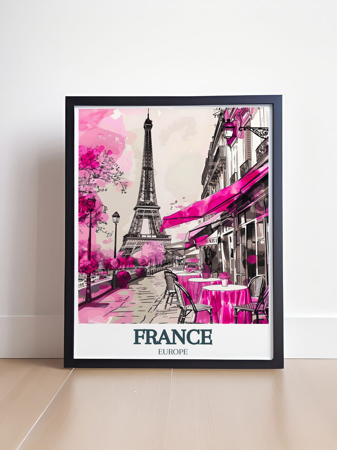 Aix En Provence art print capturing the serene beauty of Provence with elegant decor perfect for adding charm to your wall space