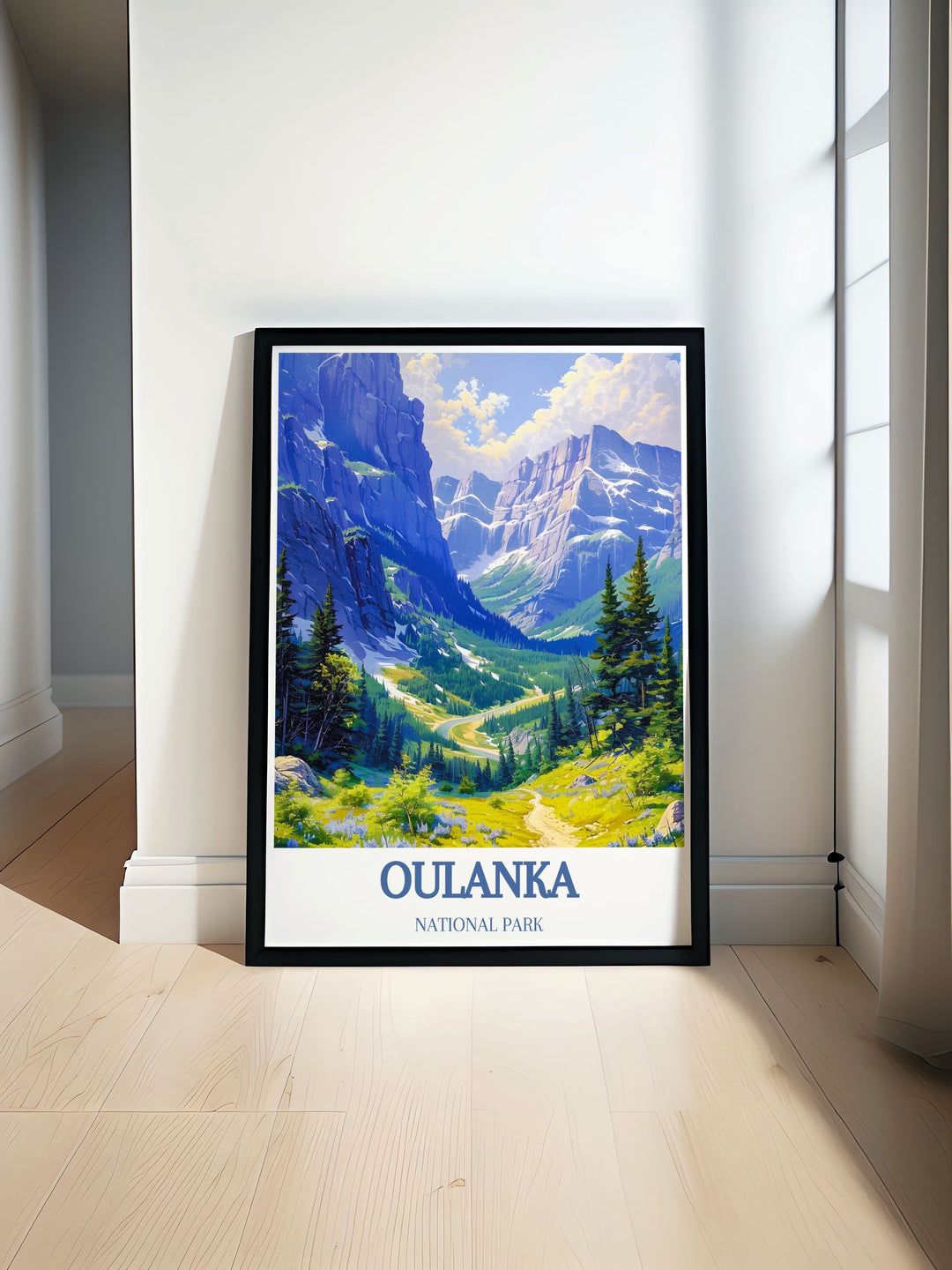Finland Travel Print featuring Oulanka Canyon in Oulanka National Park capturing the vibrant colors and natural beauty of the canyon perfect for nature enthusiasts and adventurers looking to bring a piece of Scandinavian wilderness into their home decor
