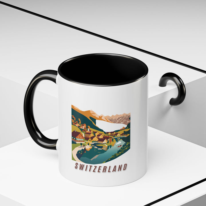 Enjoy the allure of Switzerland with this artistic mug featuring detailed illustrations of its iconic sights and natural beauty. Durable and dishwasher-safe, ideal for coffee or tea lovers and makes a meaningful gift for travelers, art enthusiasts, or anyone fond of Switzerland mugs.