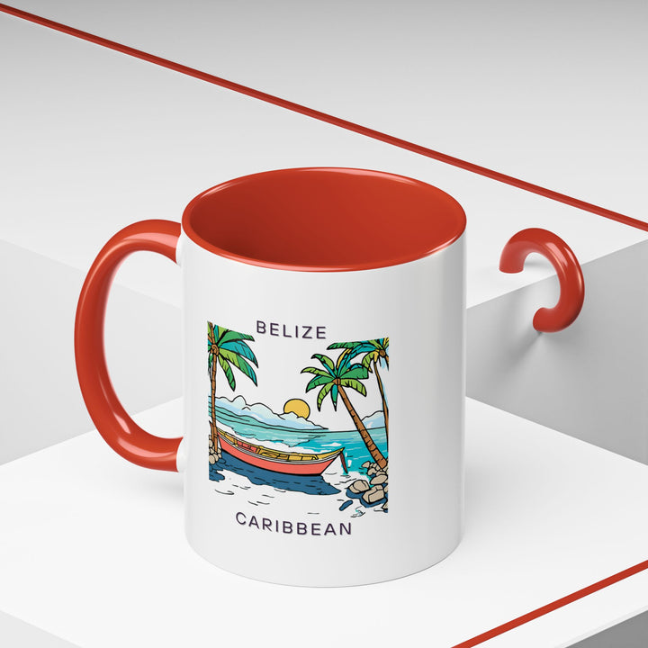 This ceramic Caribbean mug highlights the serene beauty of Belize with its stunning designs. Dishwasher-safe and durable, it is perfect for coffee or tea and makes an ideal gift or collector’s item for fans of Belize’s natural and cultural richness.