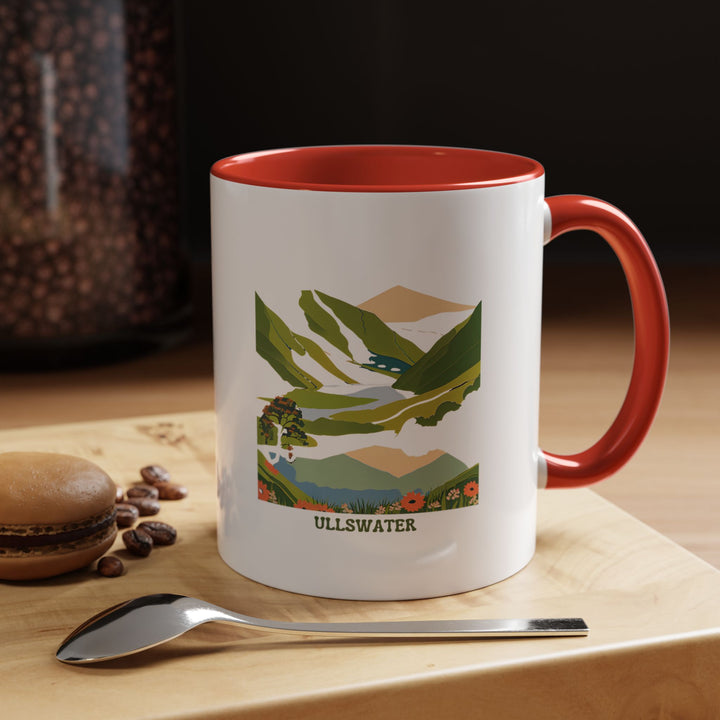 The Ullswater Mug is a premium ceramic piece with colorful artwork inspired by Ullswater’s breathtaking beauty. Dishwasher safe and durable, it is perfect for coffee or tea lovers and makes a unique keepsake.