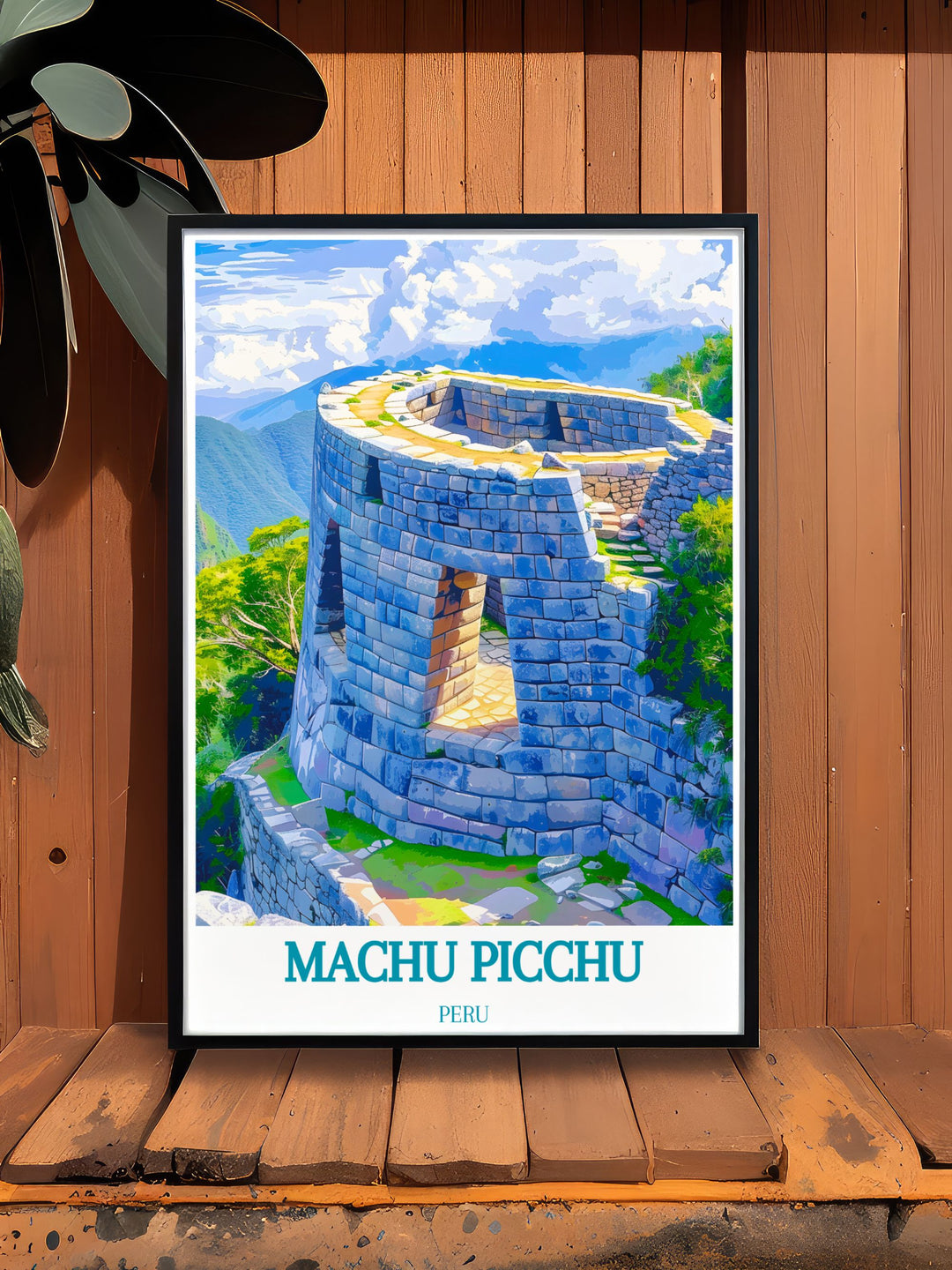 Machu Picchu travel art featuring The Temple of the Sun offers a unique way to celebrate Perus ancient history. This travel poster is crafted with a minimalist approach that fits seamlessly into modern interiors making it a stunning piece of wall decor for any room. Perfect for personalizing your space with art that inspires and connects you to the worlds most iconic landmarks.