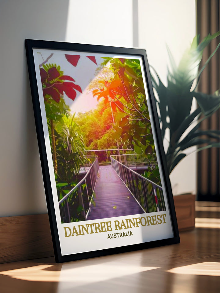 Perfect wall decor Daintree Discovery Centre artwork showcasing the breathtaking beauty of the Daintree Rainforest