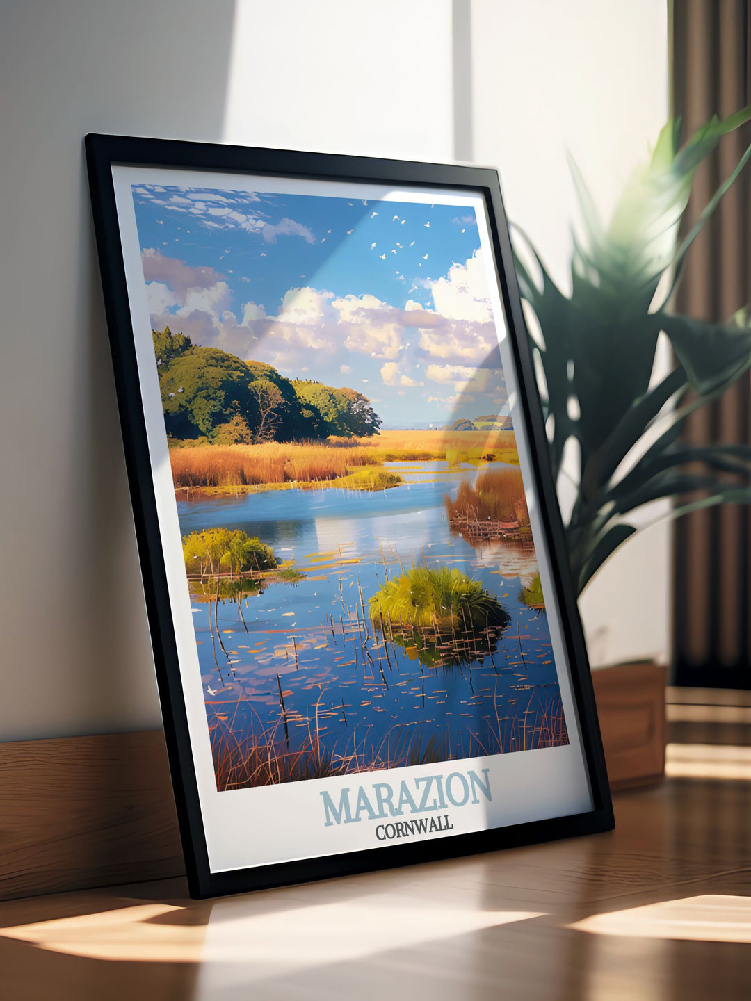 Our Marazion Marsh modern art collection brings the beauty of Cornwall into your home perfect for creating a stunning visual impact these elegant prints capture the peaceful ambiance of Marazion making them an ideal choice for any art lover