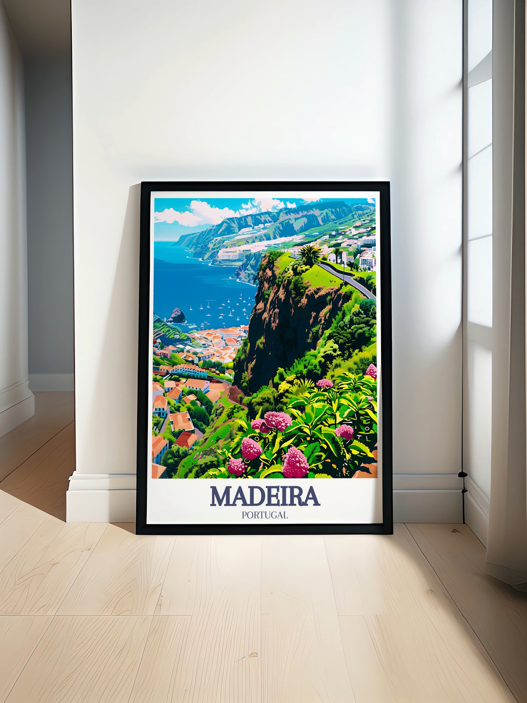 Celebrate the beauty of Madeira with this unique wall art featuring Levada Walks and Quinta do Lorde Marina. Perfect for travel lovers, this framed art captures the essence of Portugals diverse landscapes, from lush nature trails to luxurious marinas.