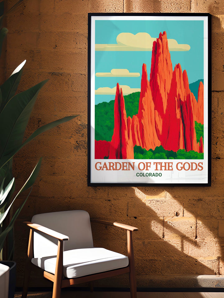 Elegant Tower of Babel framed prints from Gardens Of The Gods perfect for adding stylish home decor and Colorado travel art