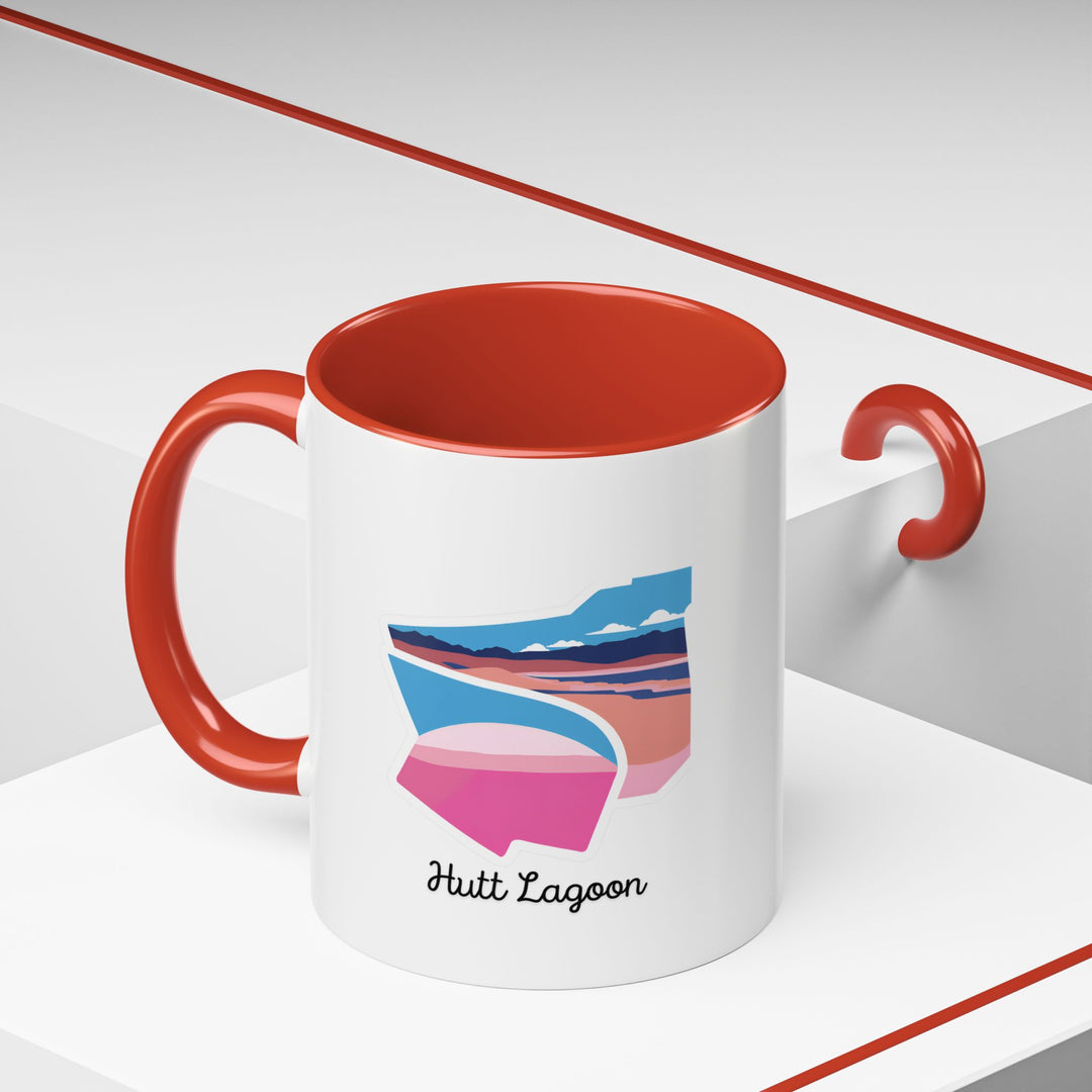 Bring the charm of Hutt Lagoon into your home with this stylish ceramic mug. Its artistic design and durability make it perfect for daily use or as a thoughtful keepsake for travel enthusiasts.