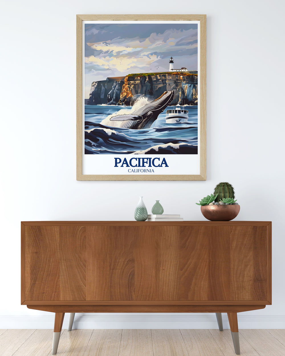 Mori Point and Sharp Park Beach modern decor featuring breathtaking views of Pacifica ideal for elegant home decor