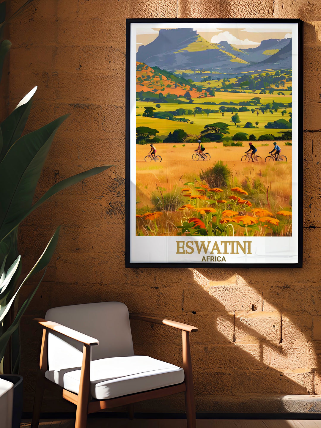 Mlilwane Wildlife Sanctuary wall art brings the raw beauty of Eswatinis largest sanctuary into your space, featuring its open plains, roaming wildlife, and tranquil vistas. This Africa travel print is ideal for nature enthusiasts and those who love African adventures.