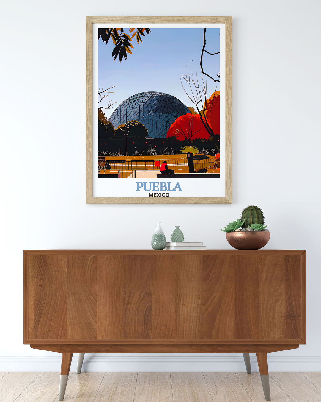 Puebla Wall Art with intricate details and colorful street scenes Parque Ecologico Revolucion Mexicana stunning prints featuring majestic views of the ecological park perfect for enhancing any living room decor unique travel poster prints that bring Mexicos beauty into your space