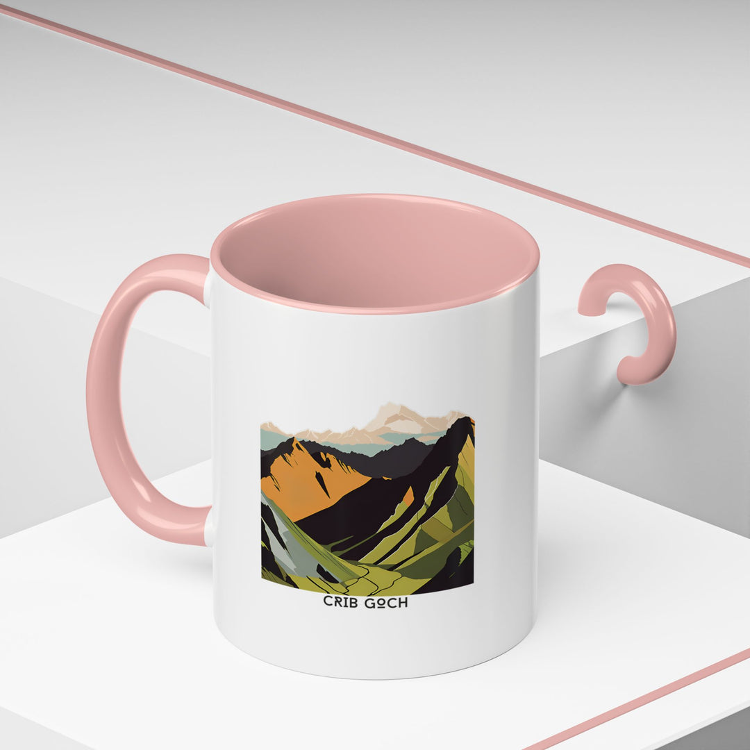 This Crib Goch mug highlights the beauty of Wales’ iconic ridge with intricate designs. Dishwasher and microwave safe, it is a practical and artistic addition to your coffee routine or a great gift for fans of outdoor adventures.