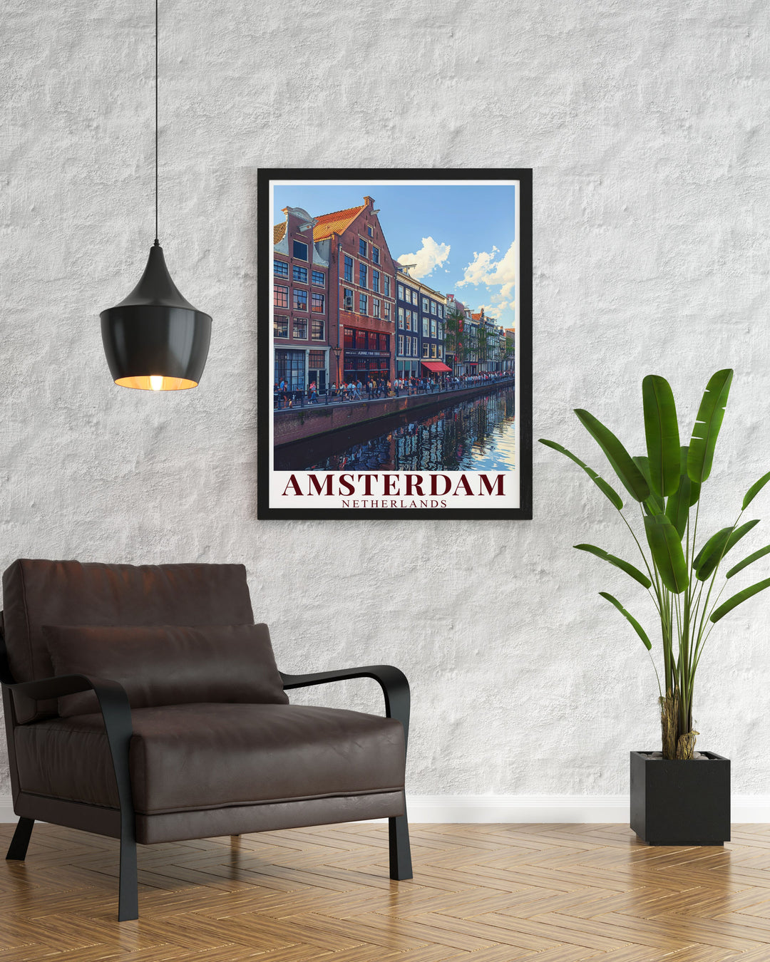 Elegant Amsterdam photo of the Anne Frank House. A perfect addition to your Amsterdam decor collection. This Amsterdam art print showcases the citys historical landmarks and vibrant culture. Ideal for those who love city prints and fine line art.