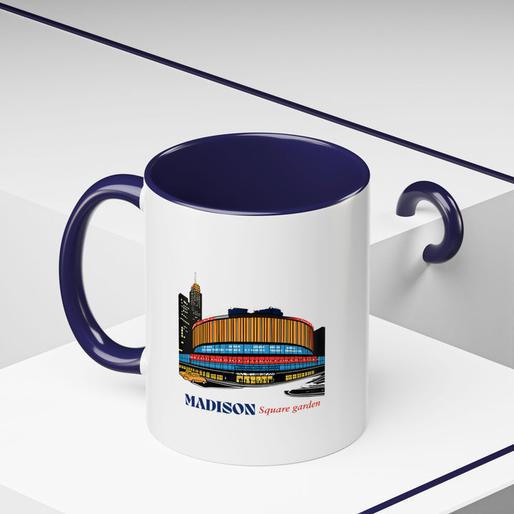 Designed to celebrate the vibrancy of Madison Square Garden, this ceramic mug is microwave-safe and dishwasher-friendly. Perfect for coffee or tea lovers, it makes a meaningful gift for fans of New York City.