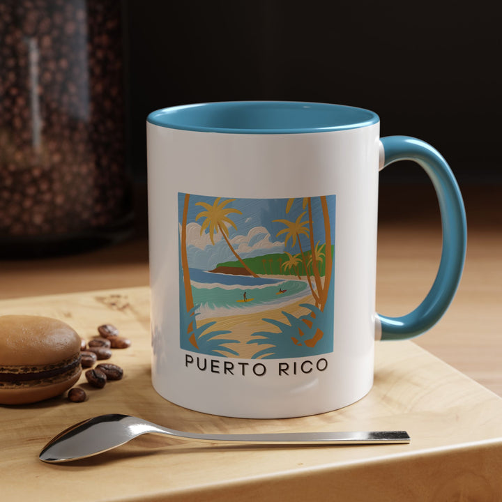 This Puerto Rico mug brings the beauty of the island to your daily routine with detailed artwork of its landscapes and culture. Dishwasher and microwave safe, it’s a practical and meaningful gift for anyone who loves Puerto Rico.