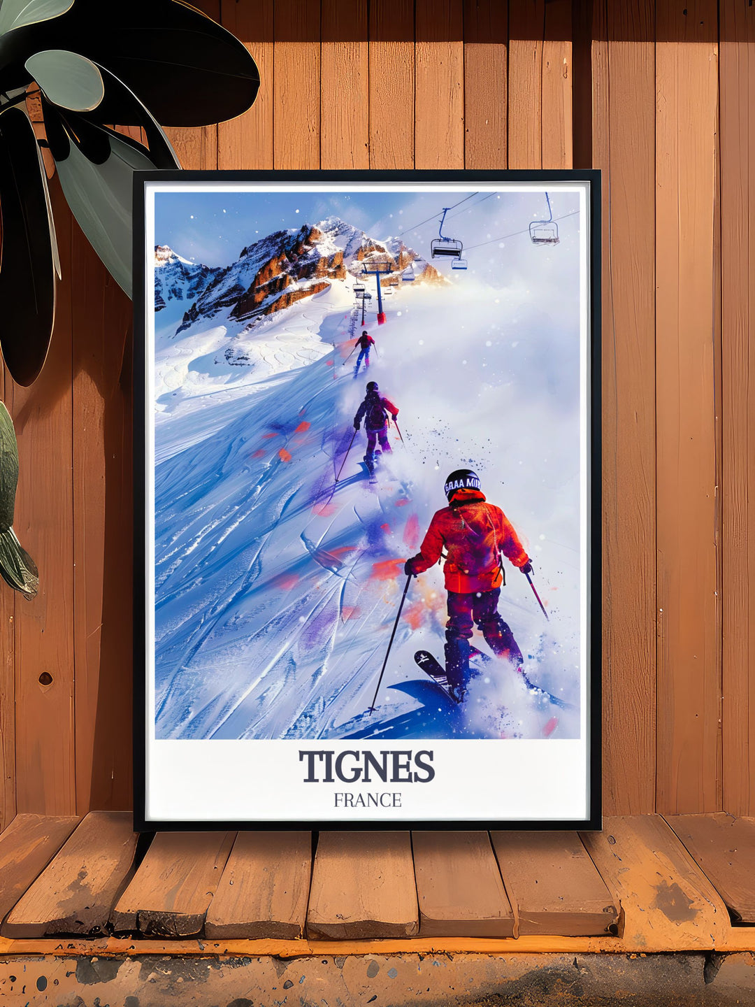 Celebrate your love for skiing with our Grand Motte Glacier Stunning Prints from the French alps featuring Espace Killy and iconic ski resorts like Tignes and Val D isere