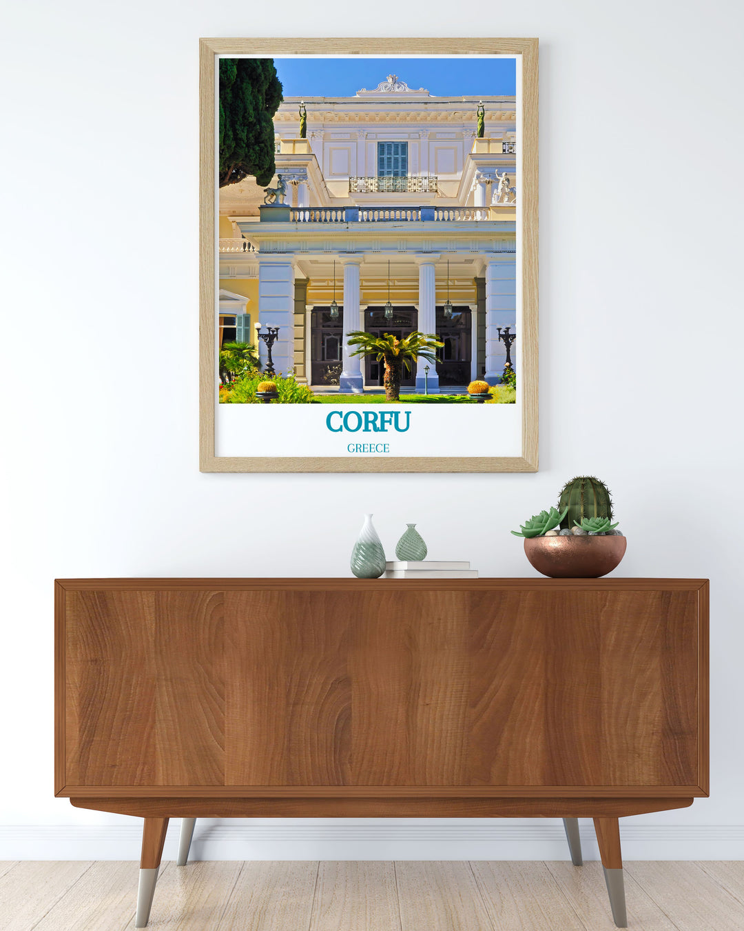 Achilleion Palace modern prints from Corfu a timeless addition to your art collection