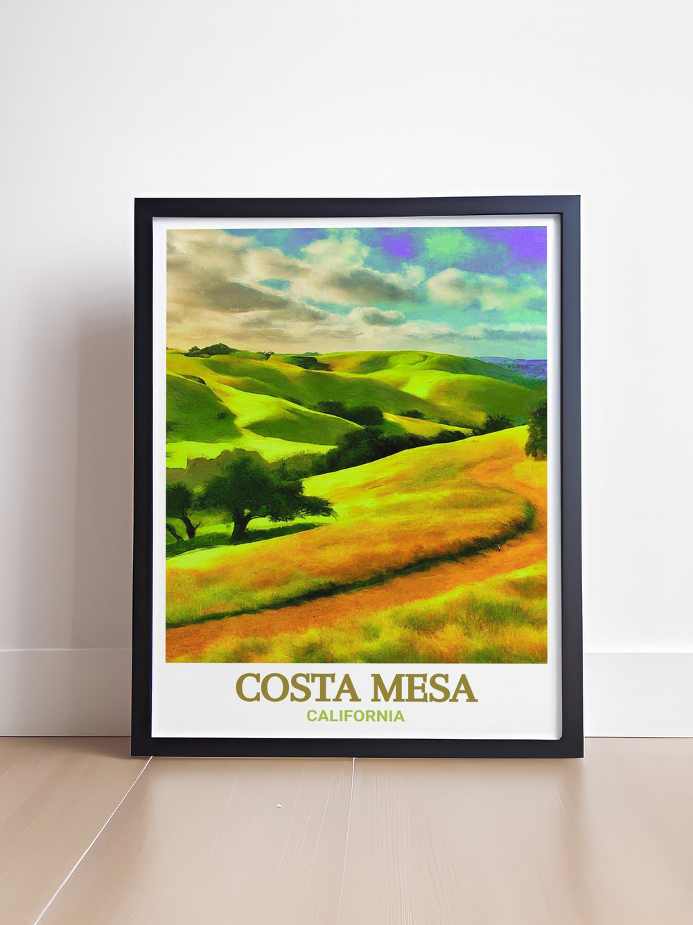 Fairview Parks natural beauty is perfectly highlighted in this detailed travel print, capturing the greenery and peacefulness of one of Costa Mesas most beloved parks. This artwork is ideal for nature lovers and those who appreciate the balance between urban and natural environments.