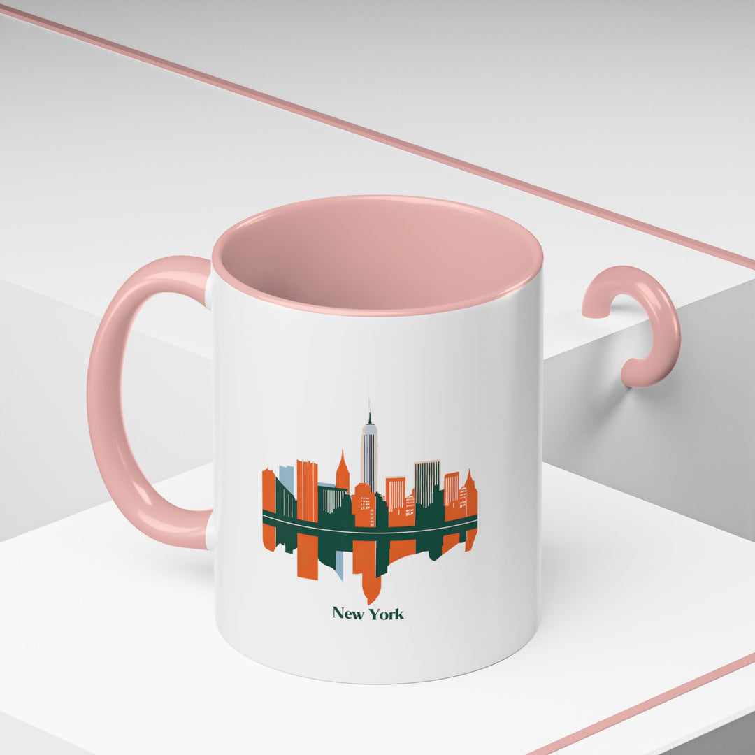 Relive the charm of New York City with every sip from this ceramic mug. Its bold design and functional features make it an ideal choice for collectors, travelers, and coffee or tea lovers.