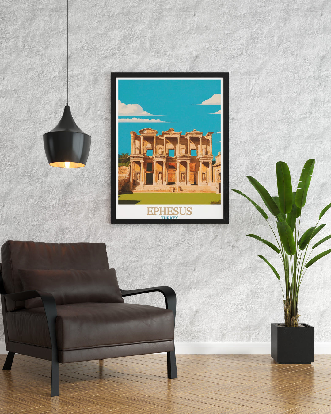 Library of Celsus Art Print showcases the rich history and architectural elegance of Ephesus, bringing a sense of grandeur to any space. This wall art is perfect for travelers and history buffs alike.