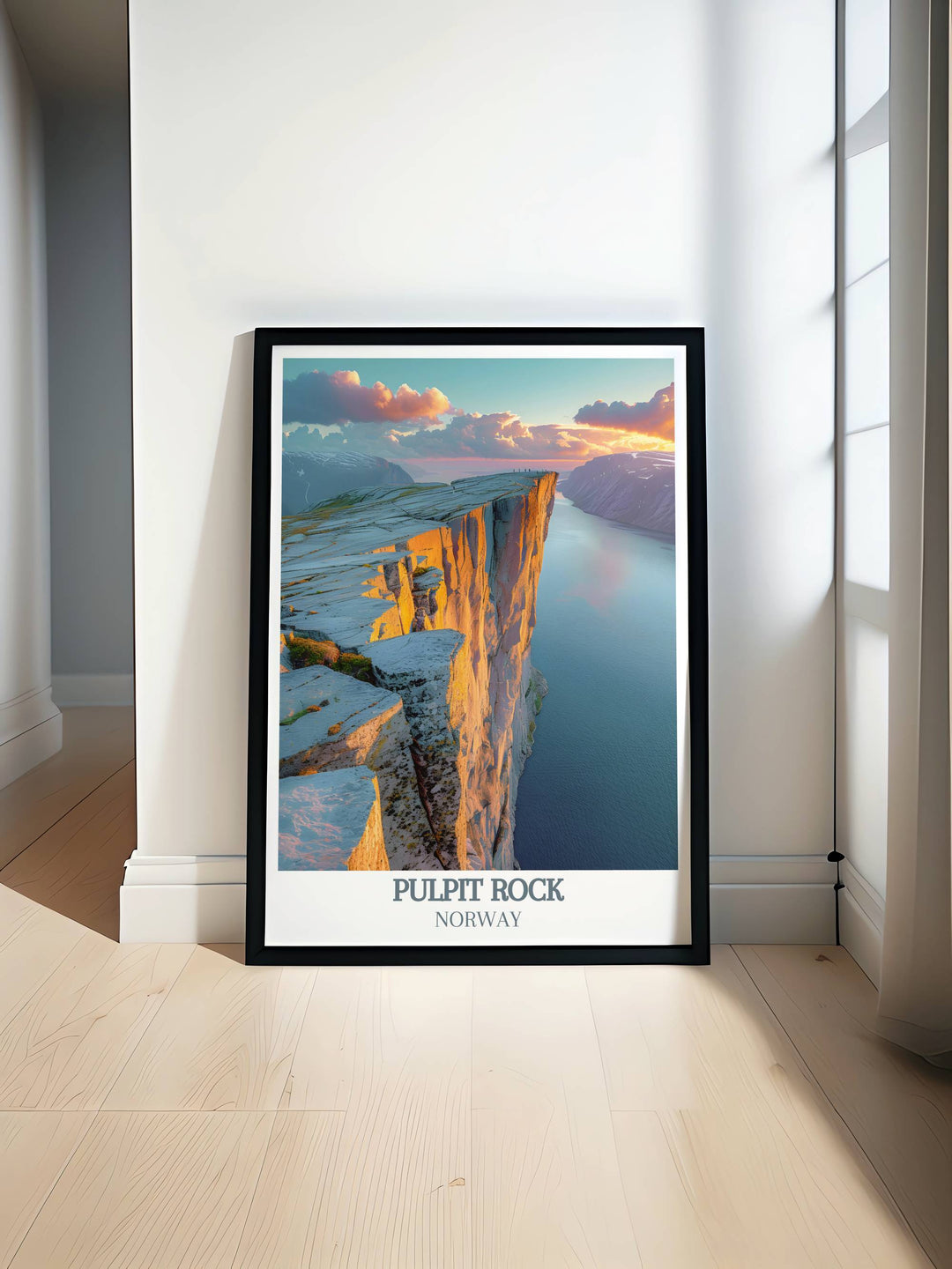 Pulpit Rock Norway artwork featuring breathtaking views and stunning framed prints ideal for adding elegance to your home and as memorable gifts for nature lovers