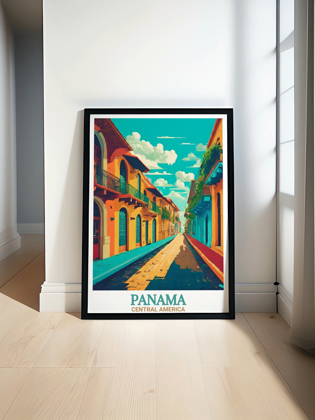 Bring the allure of Panama into your home with this beautiful Casco Viejo travel print. The artwork captures the districts iconic blend of old world charm and modern energy, making it a perfect addition to any room.