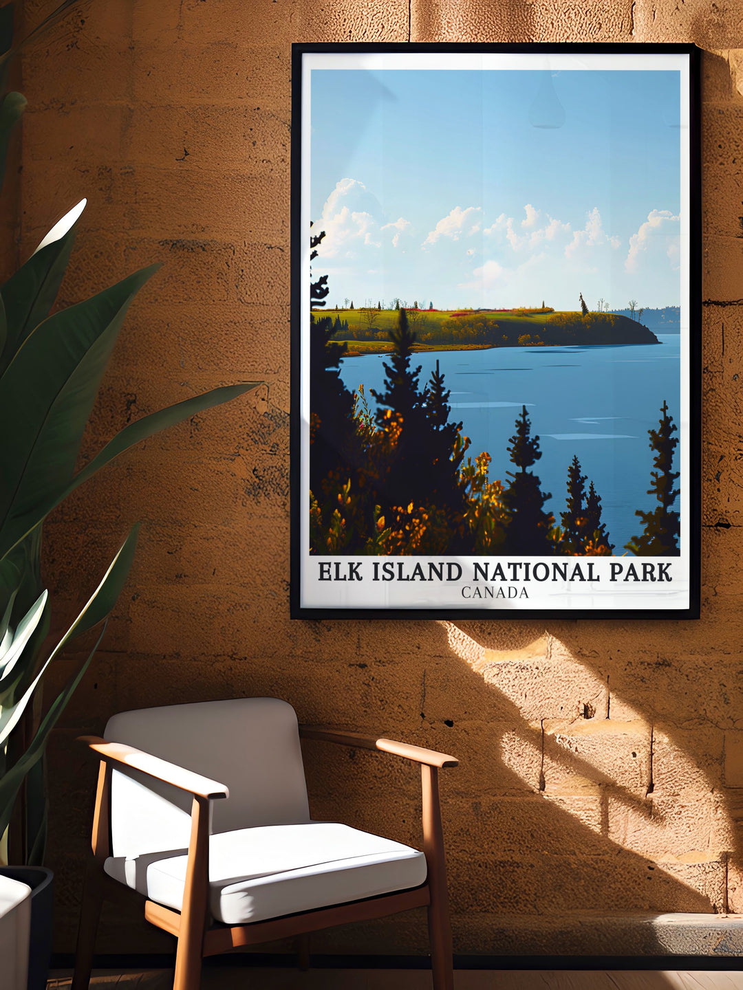 Astotin Lake framed art from Elk Island National Park, celebrating the peaceful atmosphere and rich wildlife of this Canadian gem. This print is a perfect addition to any home, bringing the tranquility of Albertas natural beauty into your space.