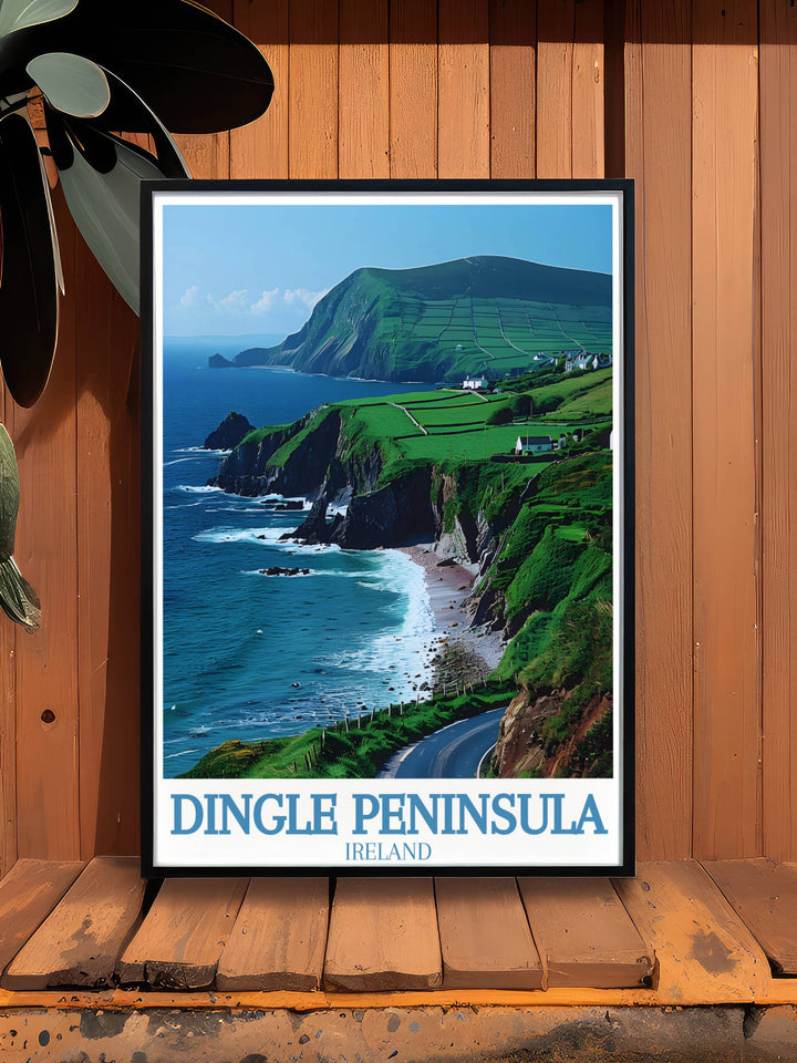 Dingle Wall Art featuring Slea Head capturing the serene and rugged charm of Irelands coastline for stylish interiors