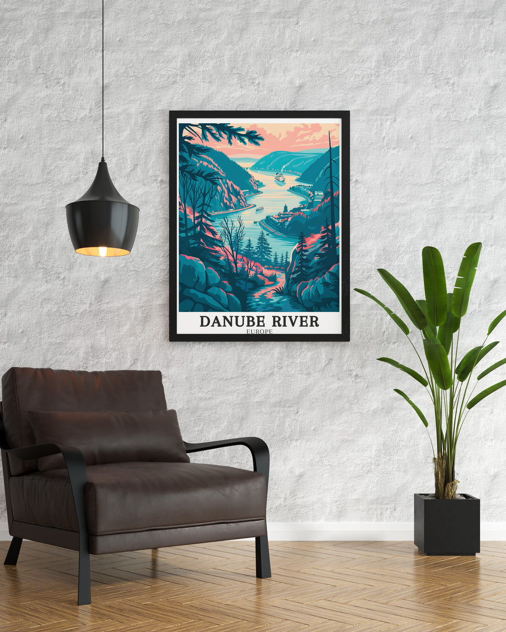 A stunning Danube Print featuring the breathtaking Kazan Gorge Hungary. This artwork brings the serene beauty of the Danube River into your home. Ideal for nature lovers and travelers who appreciate European landscapes.