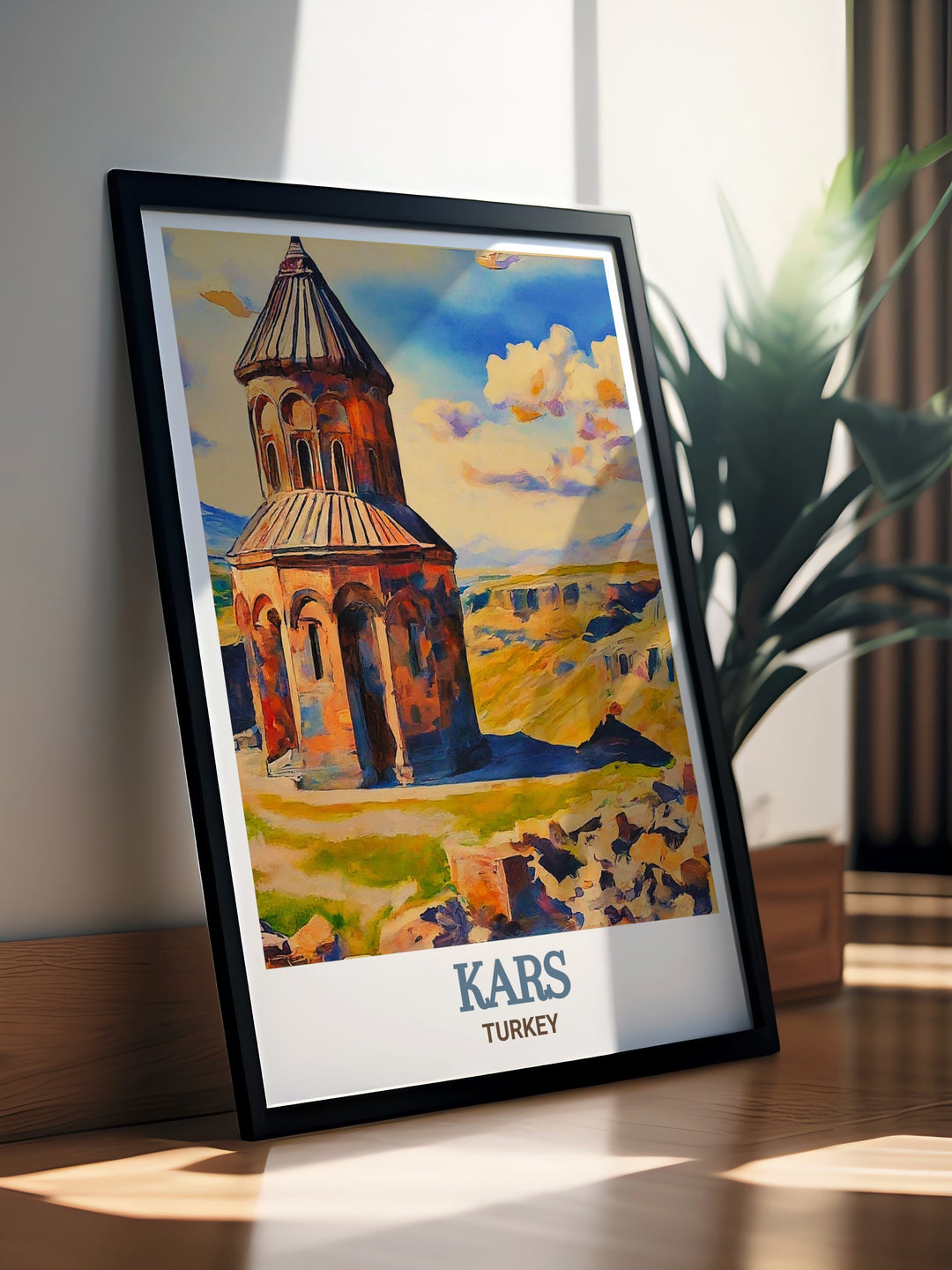 Add a piece of Turkish history to your living room with this stunning wall art featuring Ani Ruins in Kars offering a perfect blend of ancient architecture and modern decor in elegant prints that are ideal for those who appreciate both art and history