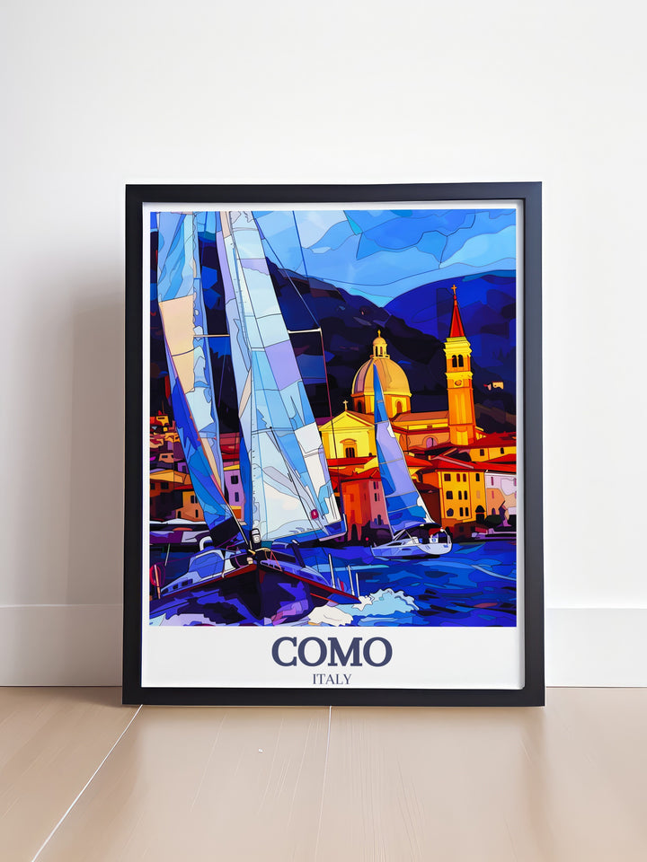 Bring the vintage beauty of the Royal Scotsman train and the serene elegance of Como Cathedral Lake Como into your living space with these stunning framed prints. Ideal for fans of Scotland travel and those who love iconic Italian architecture.