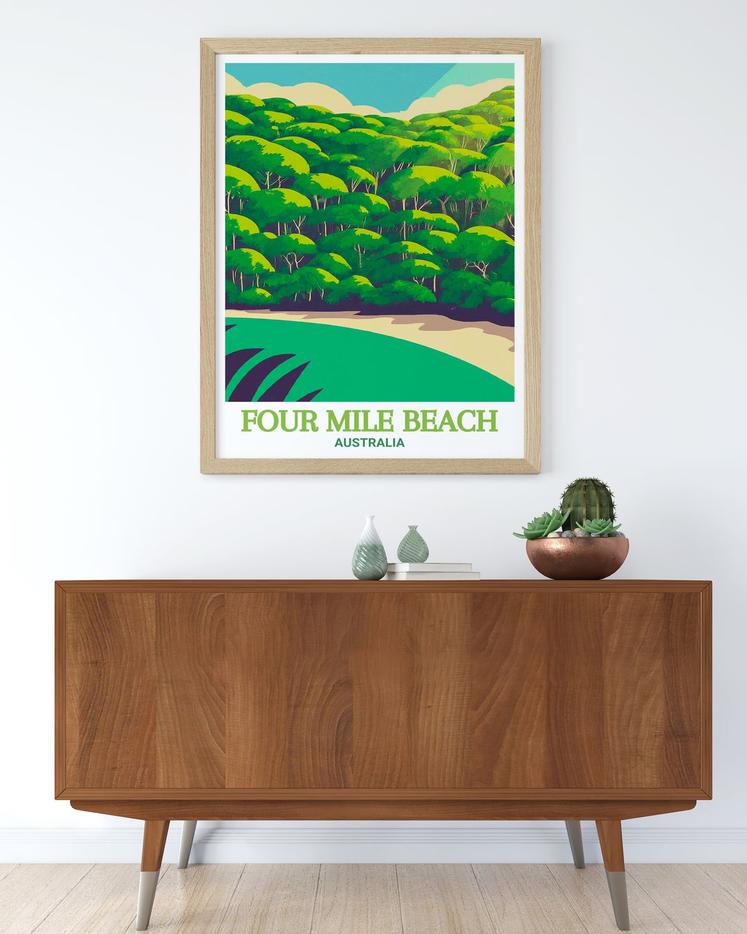 Transform your home with Australia wall decor featuring Four Mile Beach and Daintree Rainforest perfect for living rooms and offices