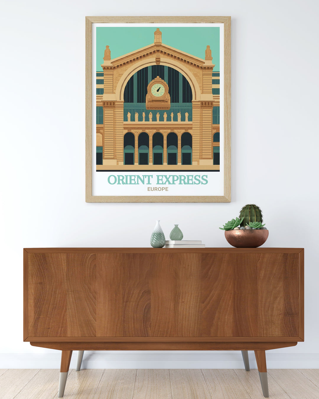 Discover the opulence and mystery of the Orient Express with this detailed poster print, capturing the elegance and historical significance of this iconic train. The artwork brings the luxurious details and rich heritage of the Orient Express to life, making it a perfect addition to any travel or history enthusiasts decor.