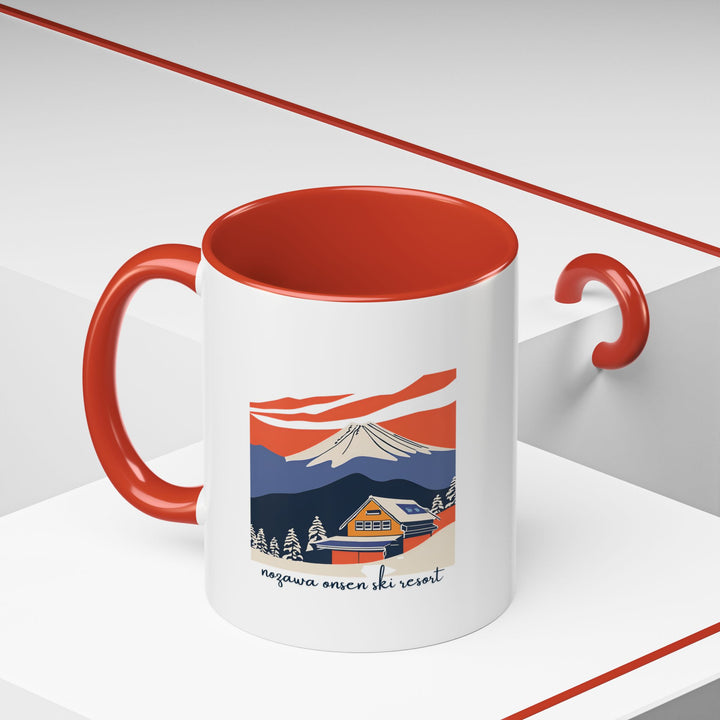 This Nozawa Onsen Ski Resort mug highlights the beauty and tradition of one of Japan’s most renowned ski destinations. Crafted from durable ceramic, it is dishwasher safe and makes a thoughtful gift for winter sports enthusiasts and cultural admirers.