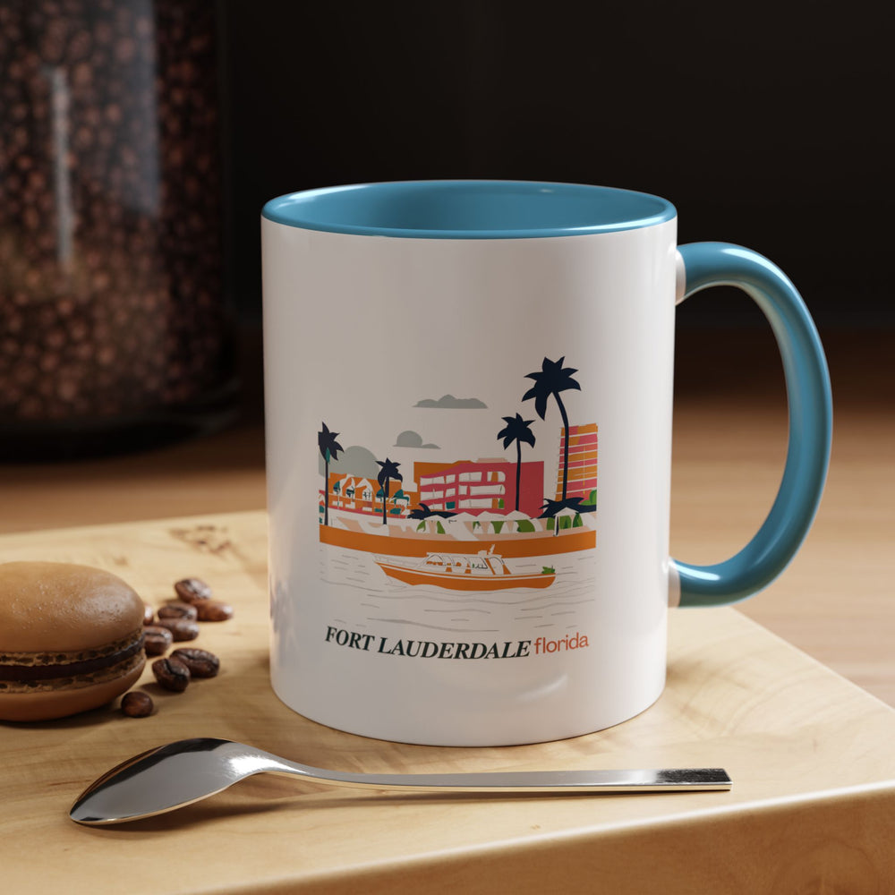 This Fort Lauderdale Florida mug combines artistic beauty with practicality. Made from durable ceramic, it is dishwasher-safe and ideal for coffee or tea lovers. Featuring stunning designs, it is a thoughtful gift for fans of Fort Lauderdale’s vibrant culture.