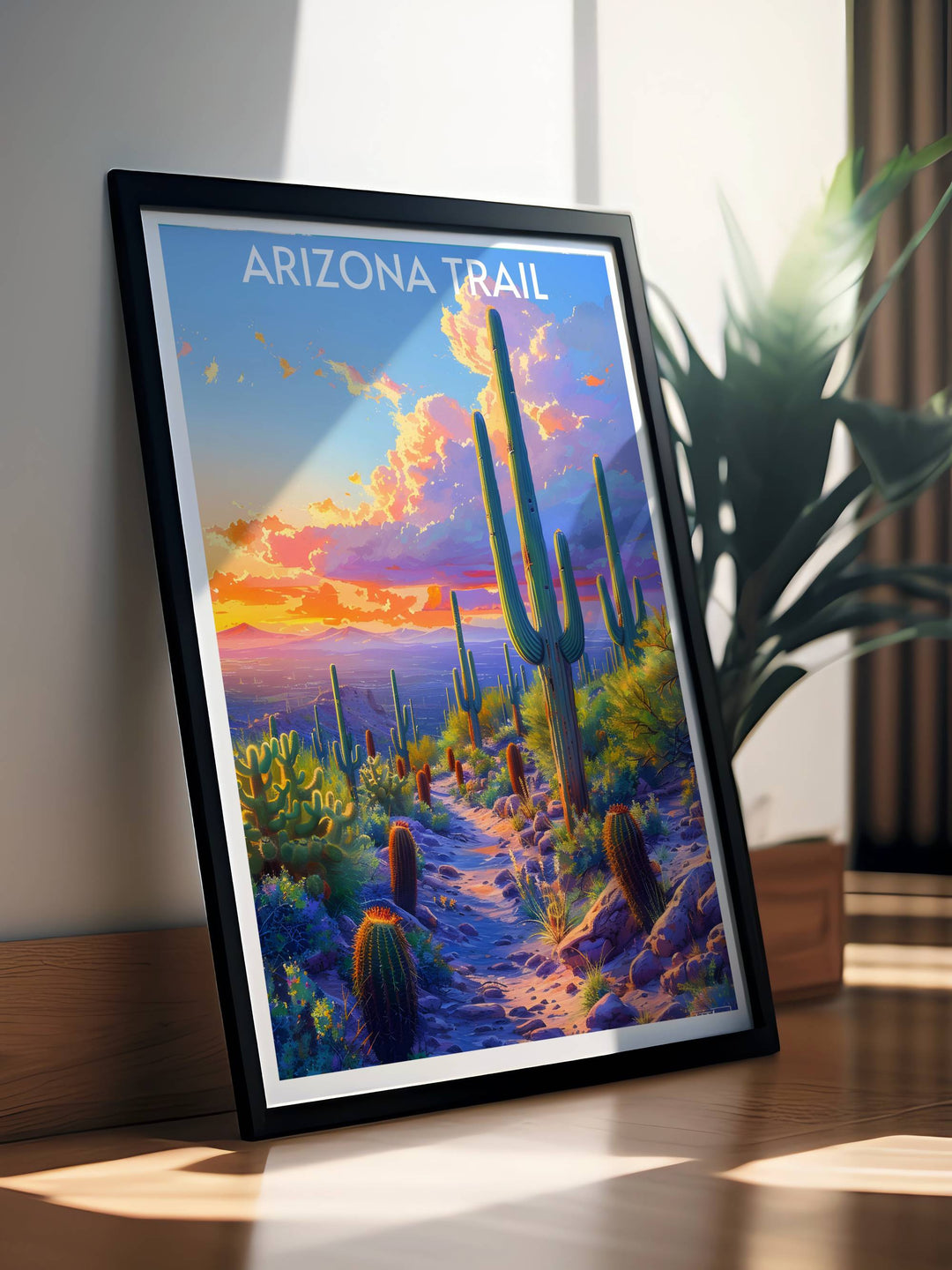 Pacific Crest Trail and Saguaro National Park prints perfect for those who dream of adventure and exploration these art pieces capture the essence of Americas most iconic trails and parks ideal for home or office.