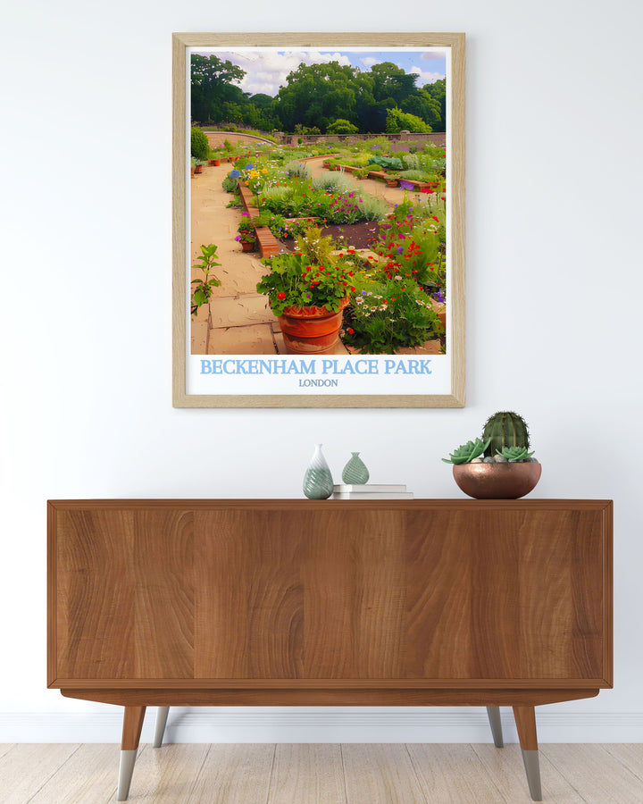 London canvas art featuring Beckenham Place Park, with its vibrant and diverse landscapes, including sprawling meadows, historic mansion, and serene lake, bringing a piece of Londons outdoor beauty into your home with high quality, vibrant colors.
