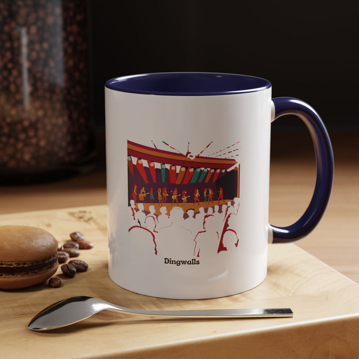 A beautifully crafted Dingwalls mug showcasing Camden’s vibrant culture with intricate artwork. Made from durable ceramic, it is dishwasher safe and perfect for coffee or tea lovers as a stylish keepsake or gift for fans of London’s iconic landmarks.