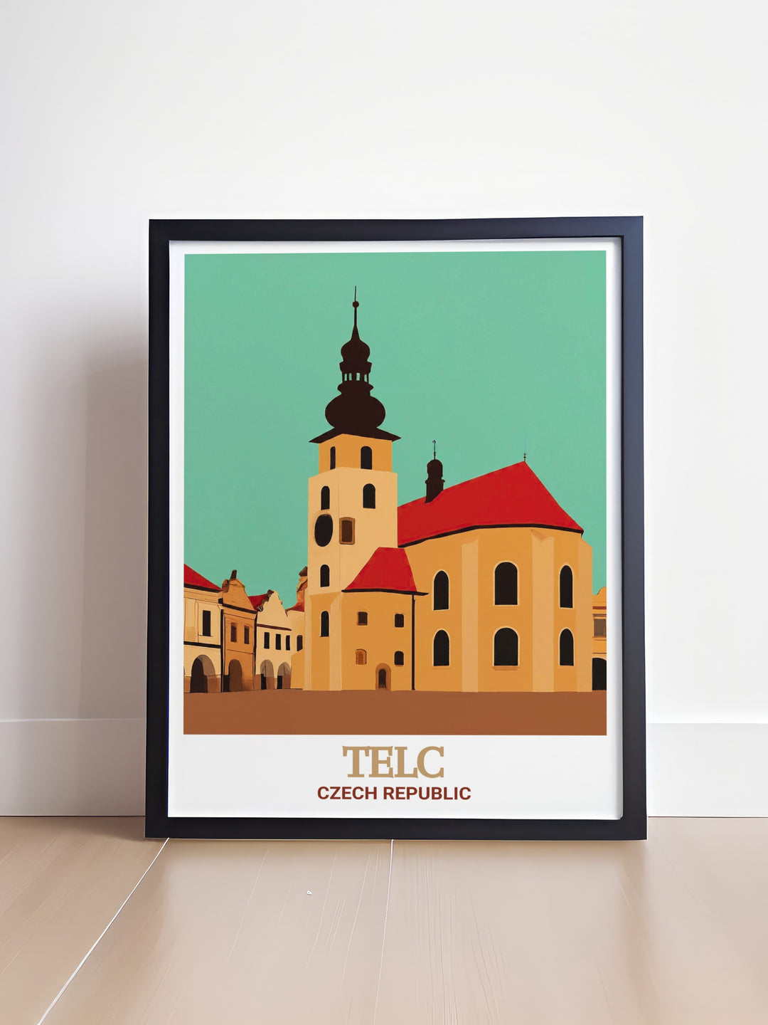 Adorn your walls with the charm of Telcs St. James Church through this carefully crafted canvas art. The print brings the historic church and its surrounding town square to life with rich colors and fine details, making it an excellent choice for history lovers and art enthusiasts