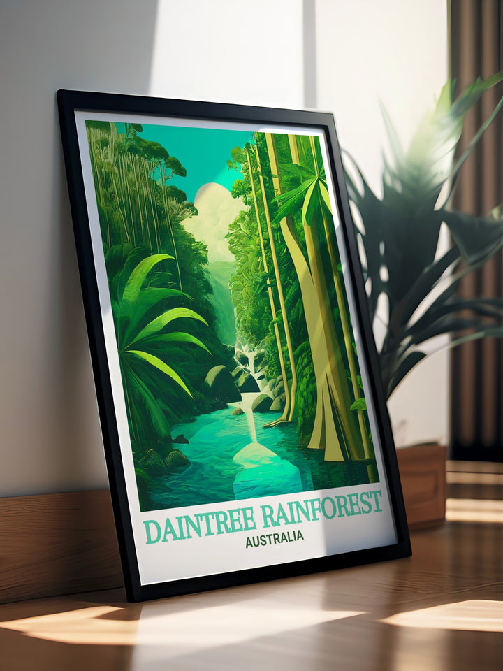 Perfect wall decor Mossman Gorge artwork showcasing the breathtaking beauty of Australias iconic gorge