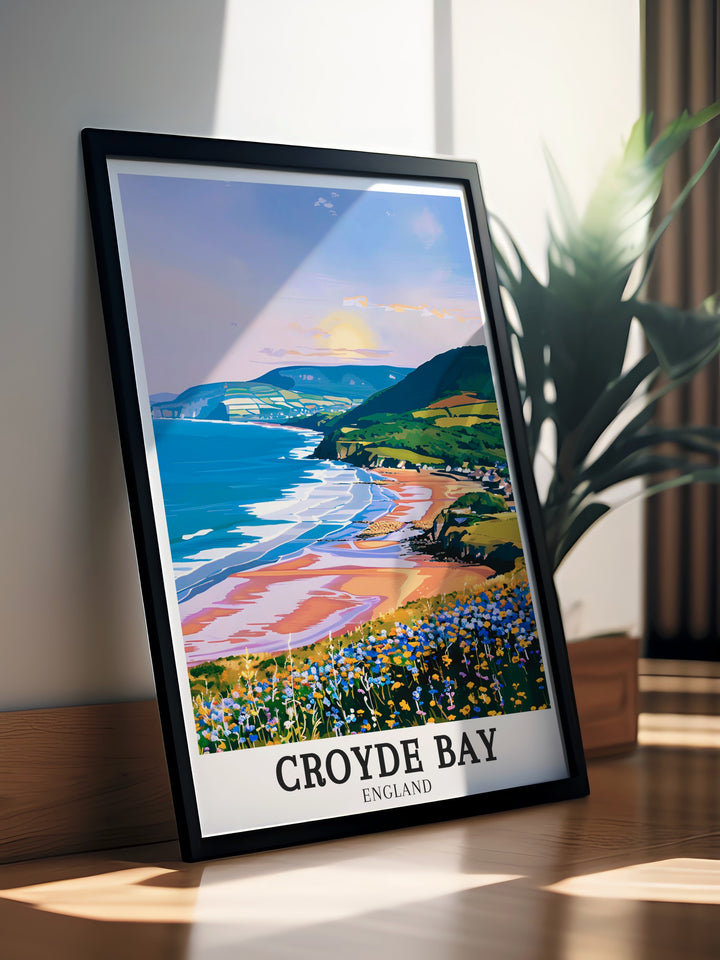 Capture the essence of Croyde Bays relaxed beach life with this canvas art print. Whether youve visited Croyde Bay or dream of experiencing its shores, this print will bring the coastal energy of North Devon into your space.